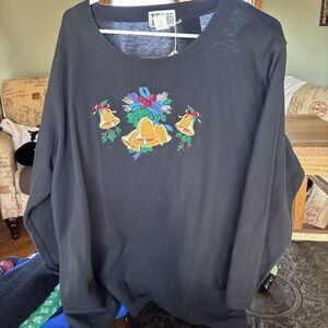 VINTAGE CHRISTMAS SWEATER CUTE UGLY Y2K COTTAGECORE HOLIDAY SANTA